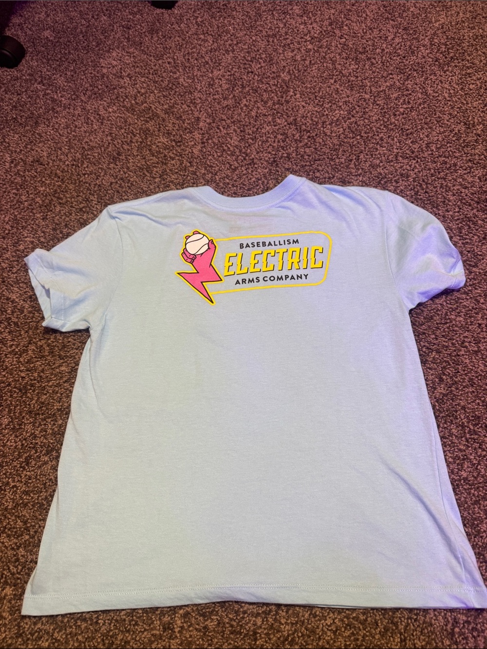 Electric Arms Company Kids' Light Blue Graphic Tee